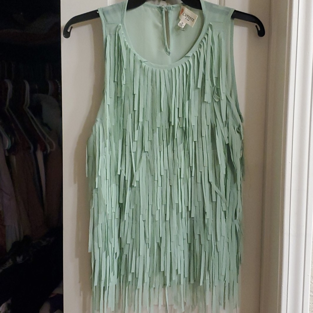 Latiste fringe top